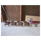 Cast Horse Drawn Wagon