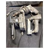 Sander, drill, air stapler