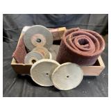 Grinder stones, polish pads