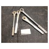 Ratchets, various sizes