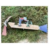 Unique yard decor wind Whirly gig