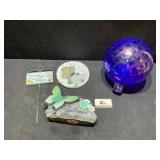 Gazing ball, yard art