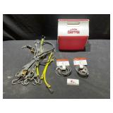 Bungees, combo locks, cooler