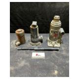 Hydraulic cylinder, jacks