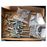 Various 1/2 in bolts, nuts and washers