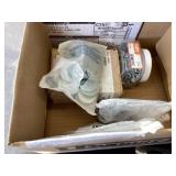 Assorted hardware, washers, rivets, nuts