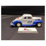 1940 Ford coupe race car sponsored by wix filters