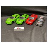 Plastic new bright cars