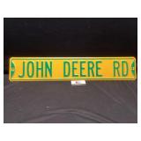 John Deere Road metal sign