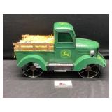 John Deere metal decorative truck