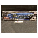 Jammie Johnson NSCAR truck and trailer