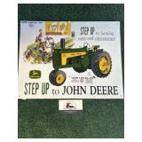 John Deere Modern Metal Sign