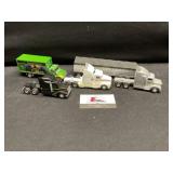 John Deere semi trucks and trailers