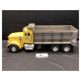 John Deere big farm and Peterbilt toy dump truck