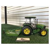 John Deere 5095M and mower