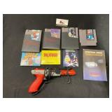 Nintendo games and zapper
