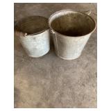 Galvanized pails