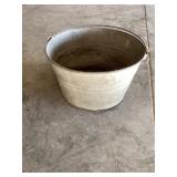 Galvanized bucket