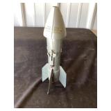 Vintage rocket coin shooting bank