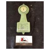 Antique metal wall thermometer