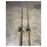 5-1/2 foot rods, bait casters