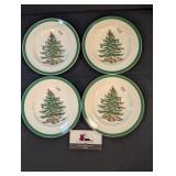 Spode Christmas Tree 6" party plates (4)