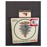 Spode Christmas Tree 6" party plates (4)