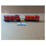 2 Lionel Litho Cabooses