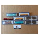 8 Bachman N Scale Engine/cars