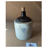 Blue Ribbon 1 gal. stoneware crock shoulder jug