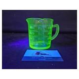 Kellogg Uranium Glass Measuring Cup