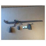 Barn scale with weights