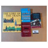 4 Hard back Train/Railroad books