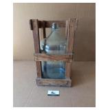 Carboy w/ wooden case