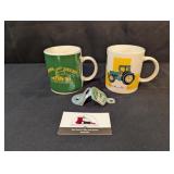 John Deere coffee mugs and STARR bottle opener
