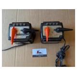 2 Lionel Type 1033 Multicontrol Transformers