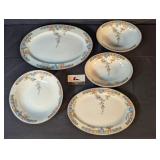 Bavarian china serving bowls and platters