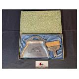 Antique crumb sweep and pan