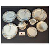 Bavarian china Cream/sugar, misc plates and bowl