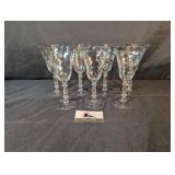Caprice Crystal wine glasses (7)