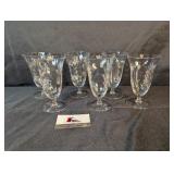 Caprice Crystal water glasses (6)