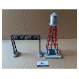 Lionel No. 193 Water Tower, No. 450 Signal Bridge