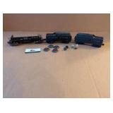 Lionel coal cars, dump car (needs TLC),