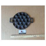 C.I. Danish aebleskiver pan (Koopsmans)