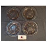 Mayfair Open Rose pink depr. 6-1/2" salad plates