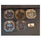 Mayfair Open Rose pink depr. 5-3/4" dessert