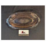 Mayfair Open Rose pink depr. 9-1/2" oval veg.