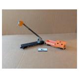 Lionel O gauge Flatbed w/ fire ladder, Work