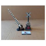 Marx RR Xing sign, Lionel No 252 RR Crossing Gate