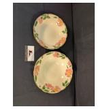Franciscan Dessert Rose 8", 9" serving bowls
